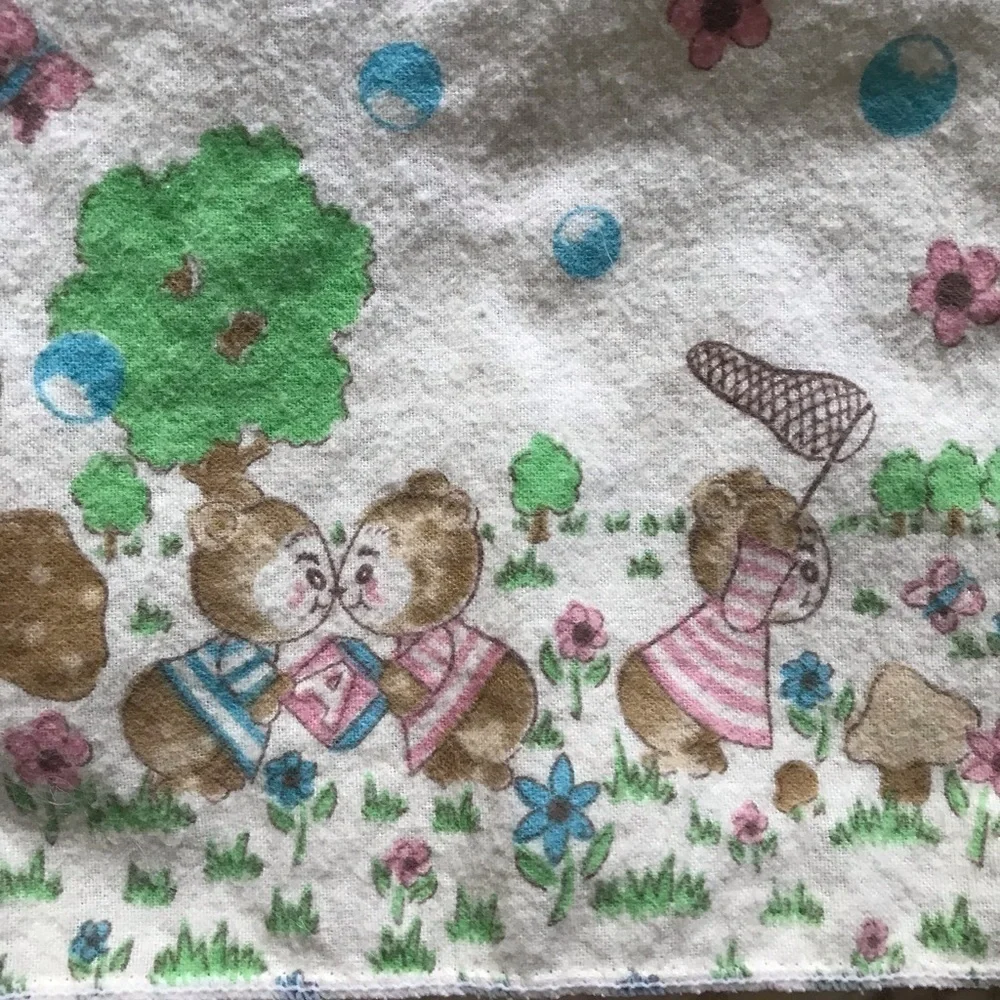 Vintage baby blanket